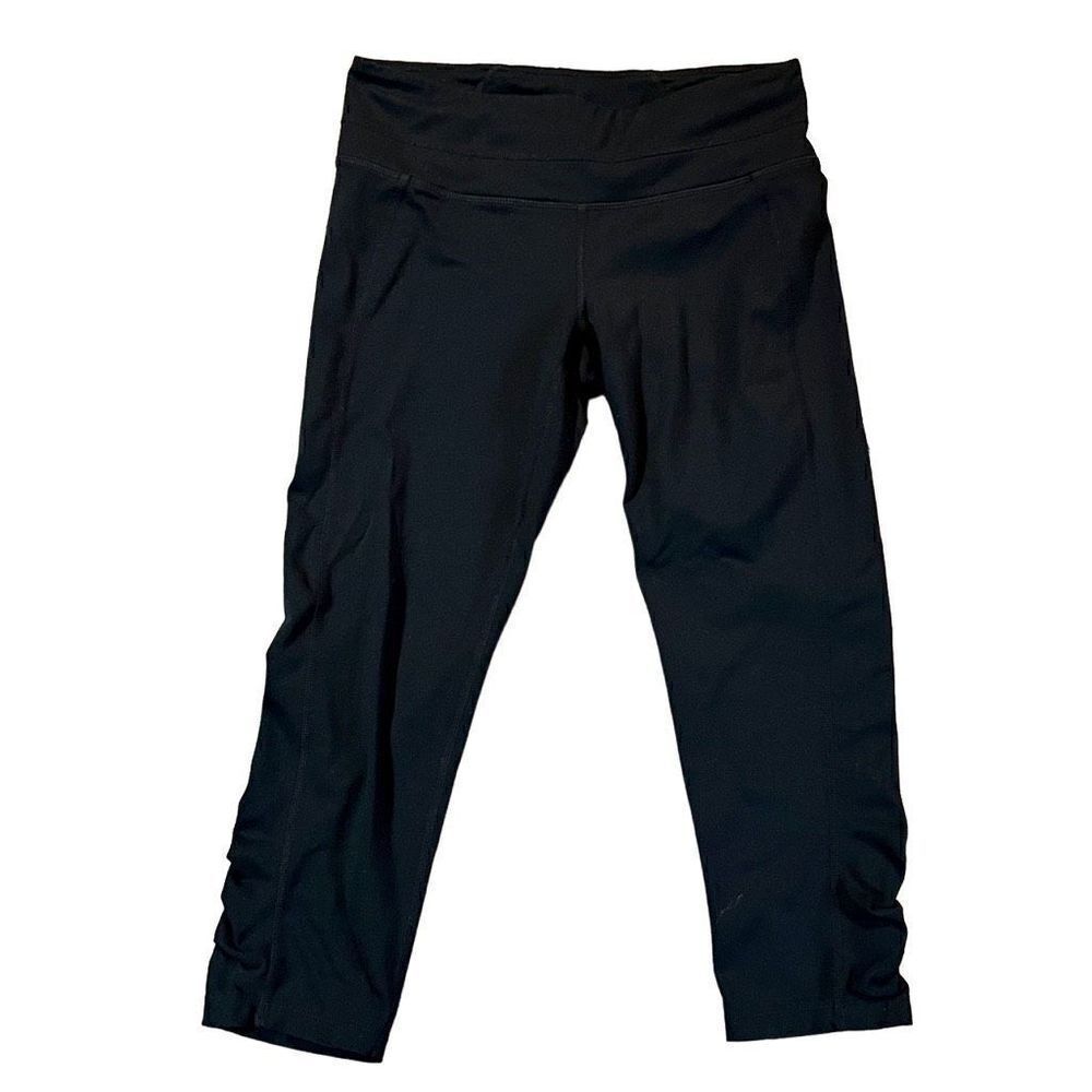 Athleta Black Capri Yoga Activewear Leggings Small